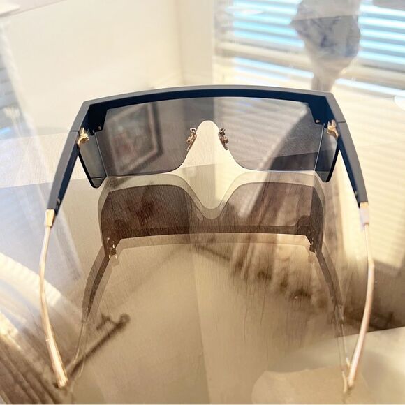 Dior Unisex Sunglasses Matte Navy Blue DIORCLUBM1U31B7, New, w/Case - Picture 7 of 16